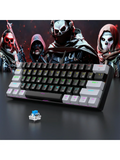 ⌨️ Teclado Mecânico 60% RGB – Compacto ⚡ PC/Mac 🎮