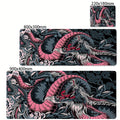 🐉 Mousepad Gamer XXL Dragão Preto e Branco – 900x400 🖱️ Base Antiderrapante ⚡ Alta Precisão 🎮 Ideal para Setup Gamer