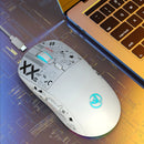 🖱️ Mouse Gamer Sem Fio T90 RGB – Bluetooth + USB 2.4GHz ⚡ Silencioso 🤫 Recarregável 🔋 com Adaptador Tipo-C 🔌