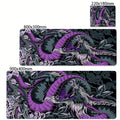 🐉 Mousepad Gamer XXL Dragão Preto e Branco – 900x400 🖱️ Base Antiderrapante ⚡ Alta Precisão 🎮 Ideal para Setup Gamer