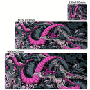 🐉 Mousepad Gamer XXL Dragão Preto e Branco – 900x400 🖱️ Base Antiderrapante ⚡ Alta Precisão 🎮 Ideal para Setup Gamer