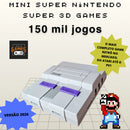 🎮🔥 Console Retrô Super Nintendo 3D – +150.000 Jogos Clássicos 🎯 2 Controles 🎮 Diversão Garantida!