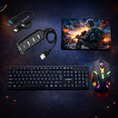 🎮🔥 Kit Gamer One Hand para Celular – ⚡ Mais Precisão 🎯 Teclado + Mouse RGB 🌈 Domine no Mobile 📱