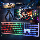 🎮🔥 Kit Gamer One Hand para Celular – ⚡ Mais Precisão 🎯 Teclado + Mouse RGB 🌈 Domine no Mobile 📱
