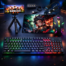 🎮🔥 Kit Gamer One Hand para Celular – ⚡ Mais Precisão 🎯 Teclado + Mouse RGB 🌈 Domine no Mobile 📱