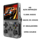 🎮🔥 Console Portátil R36S – +15.000 Jogos 🎯 Tela IPS 3.5” 📺 64GB 💾 Sistema Linux ⚡ Pronta Entrega 🚀